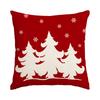 1Pc/4Pcs Christmas Pillow Cover, Merry Christmas Hello Winter Vacation Sofa Cushion Cover Decoration Living Room Cushion Cover