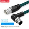Yeren M12 To RJ45 Industrial Camera High-Flex Shielded Network Cable