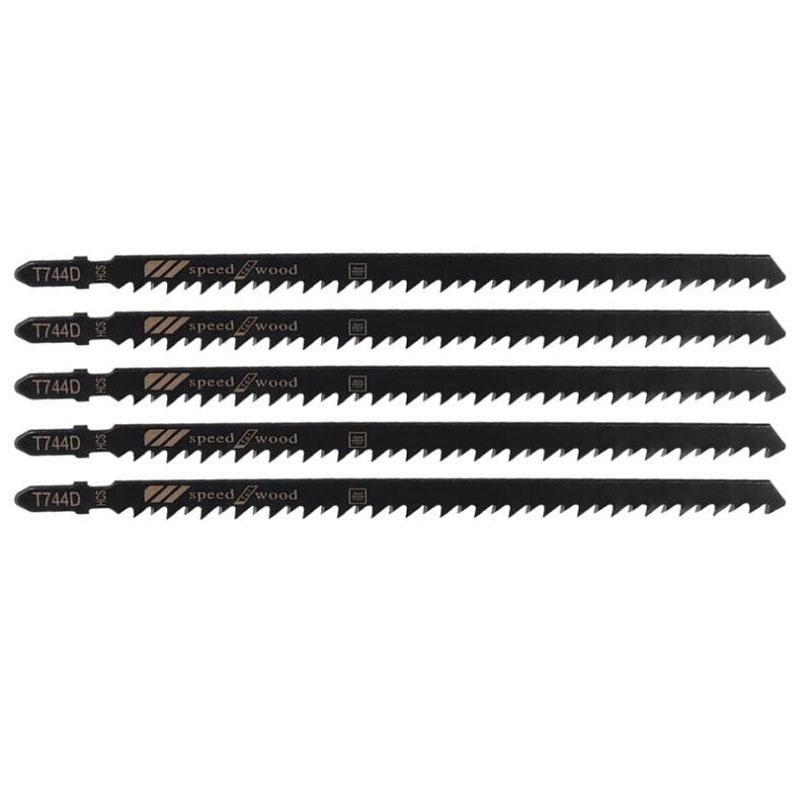 T744D Jigsaw Blade Set 180mm Long Jig Saw Blades For Wood Metal Straight Cutting T-Shank Jig Saw Blade