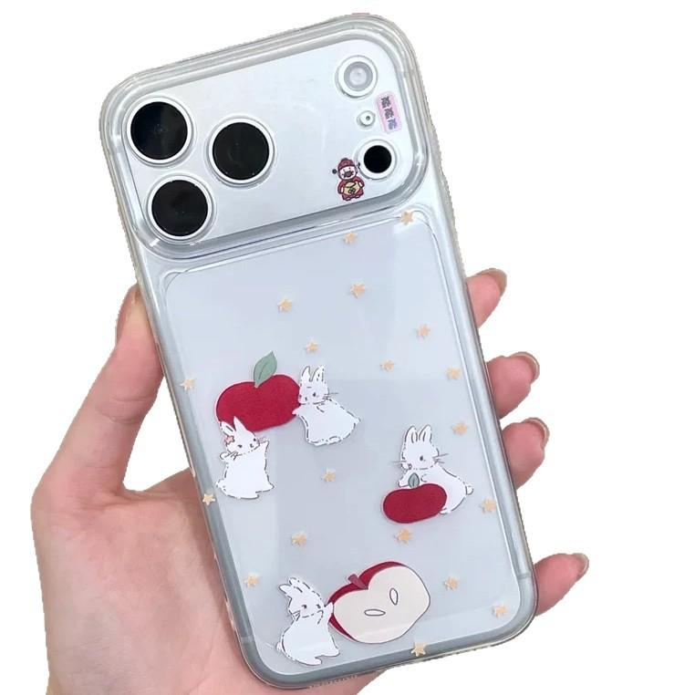 Star Apple Rabbit ist geeignet für iPhone17Promax Handyhülle 16 transparente Weltraumhülle 15 Nische 14 weiche Hülle