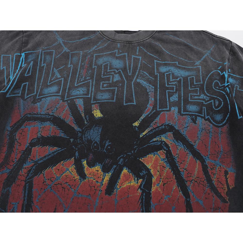 V111 Vale Forever Valley Fest SPORTS DIVISION WIDOW BIG TEE Summer Street Trendy T-shirt