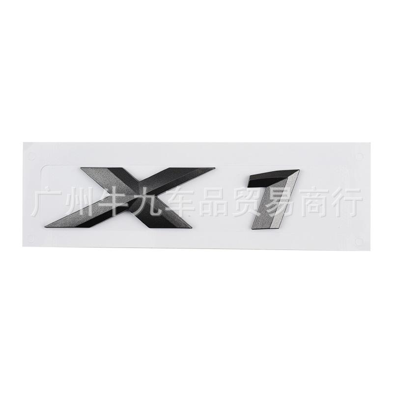 Suitable for the new X1 X2 X3 X4 X5 X6 X7 GT car logo, trunk tail label, car sticker