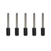 5pcs Rubber Mandrel Drum Rubber Mandrel 3.17mm Shank Drum Sanding Sandpaper Rubber Drum Mandrel For Rotary Tool Dremel Access