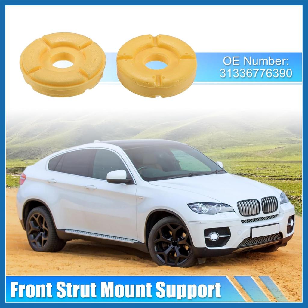 Strut Mount Support Upper and Lower Shock Mount Support No.31336776389/31336776390 Engine Mount Bushing Buffer for BMW Item Replacement