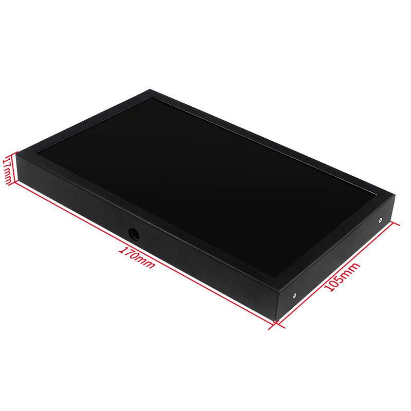 7 Zoll 1024x600 LCD IPS Tragbarer Monitor HDMI-kompatibel VGA AV-Eingang DC Typ-C Stromversorgung Bildschirm für PC Laptop Kamera