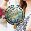 Katt Sommerfugl Solfanger Hengepynt Innendørs Utendørs Hjem Hage Vegg Vindu Henger Farget Glass Akryl Ornament Anheng Kjæledyrelskere Gaver