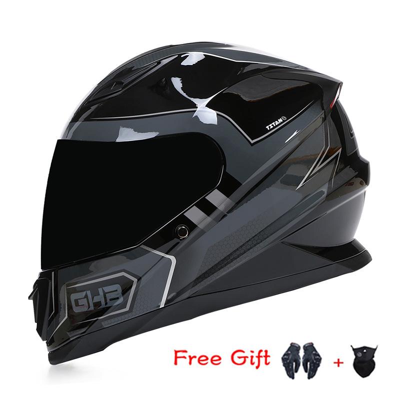 Universal Full-Face Motorcycle Helmet for All-Season Adult Riding