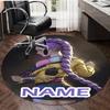 Personalized K-KPop Demon Hunters Round Chair Office Rug - Perfect for Mat, Office Chair & More - Ideal Gift for Birthdays and Holidays