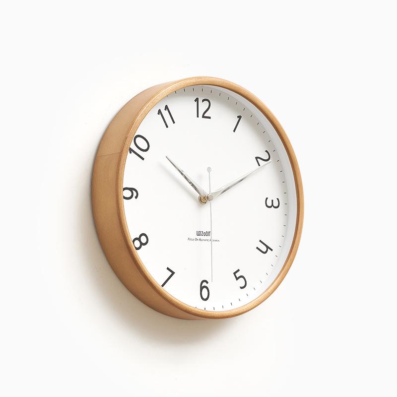 Wozoom Modern Wooden Wall Clock - 2026 New Fashion for Living Room