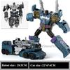 Haizhixing Cool Transformation Robot Car Toys Boys Anime Devastator Aircraft Tank Engineering Military model KO GT2 Kids Toy