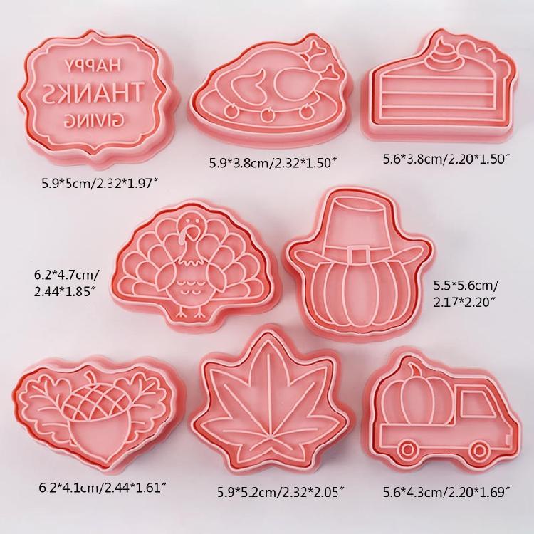 Plastic Biscuit Molds Baking Tool Party Treat Decoration Gifts for Baking Lovers