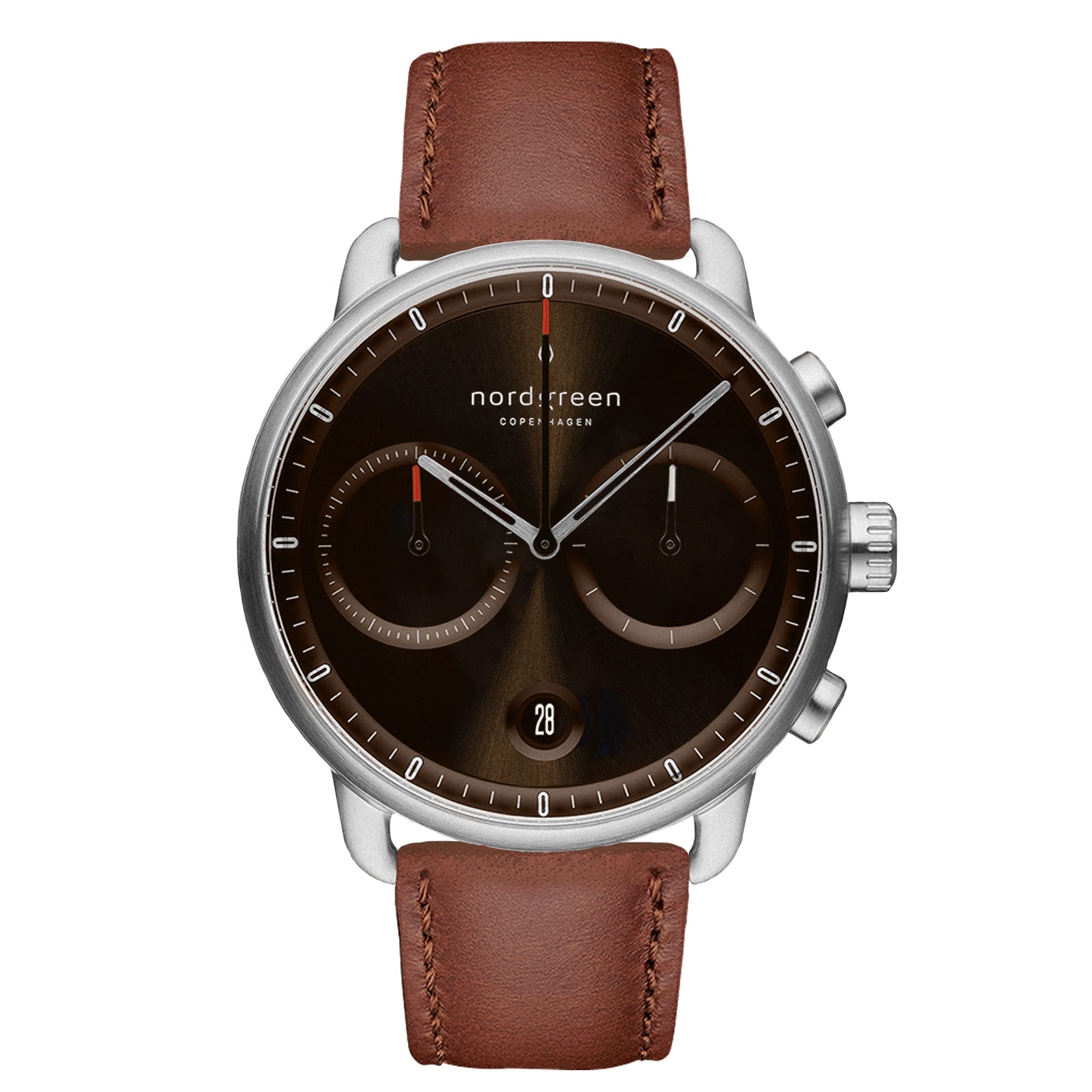 

Nordgreen Pioneer Scandinavian Design Watch Sunray Brown Brown Leather 42 мм