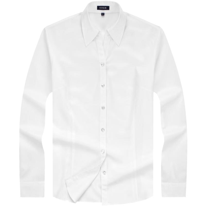Youngor Women s Business Casual Cotton Shirt VLDP10171BQF 36