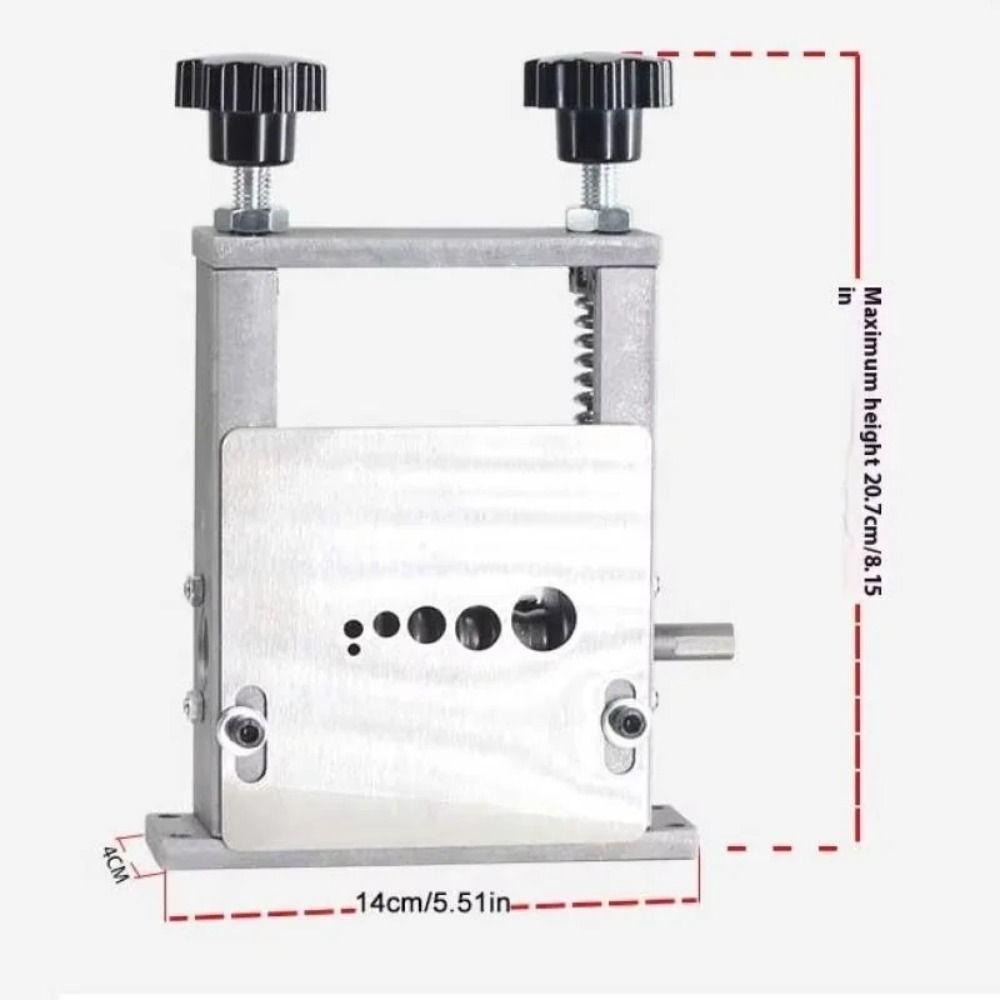 Double Drive Manual Wire Stripping Machine Hand Crank Heavy Duty Copper Wire Stripper Universal Stripping Tool