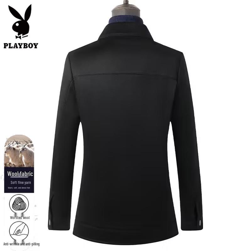 PLAYBOY Erkek İş Günlük Yün Karışımı Ceket