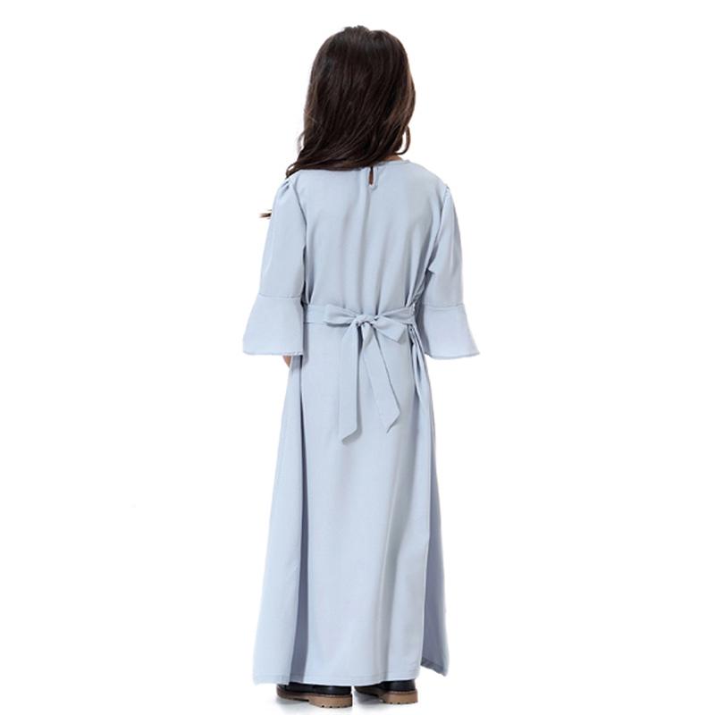 Sudore Musulmane Ragazze Vestire Bambini Kimono IslamicO Abbigliamento  Dubai A-line Vestido Kaftan Abiti a maniche lunghe acquista in modo  economico — spedizione gratuita, recensioni reali con foto — Joom
