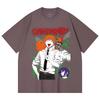230 Gsm 100% Cotton Chainsaw Man V46 Denji Print Unisex Heavy Cotton T Shirt