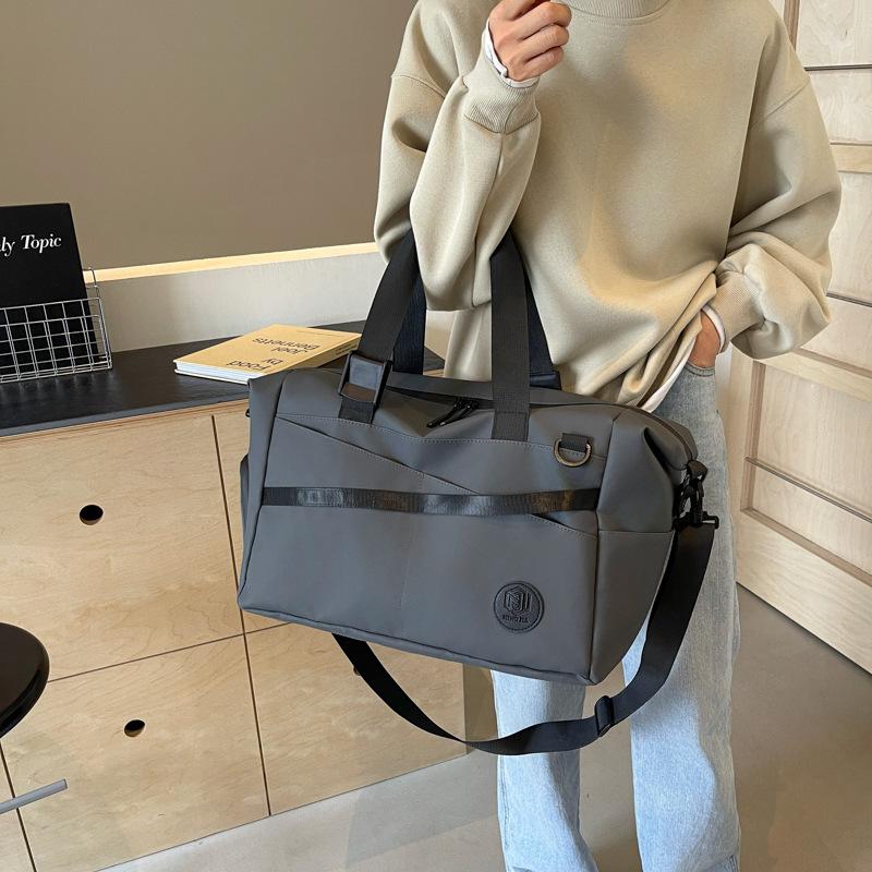 Simple leisure business trip travel bag commuter business trip hand luggage bag dry and wet separation outdoor sports fitness bag