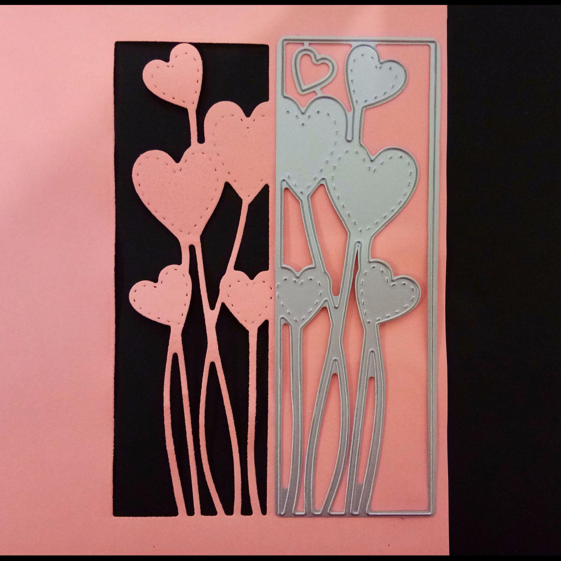 Сердце Металлические Штампы DIY Скрапбукинг Альбом Бумажные Карточки Декоративные Поделки Тиснение Вырубки