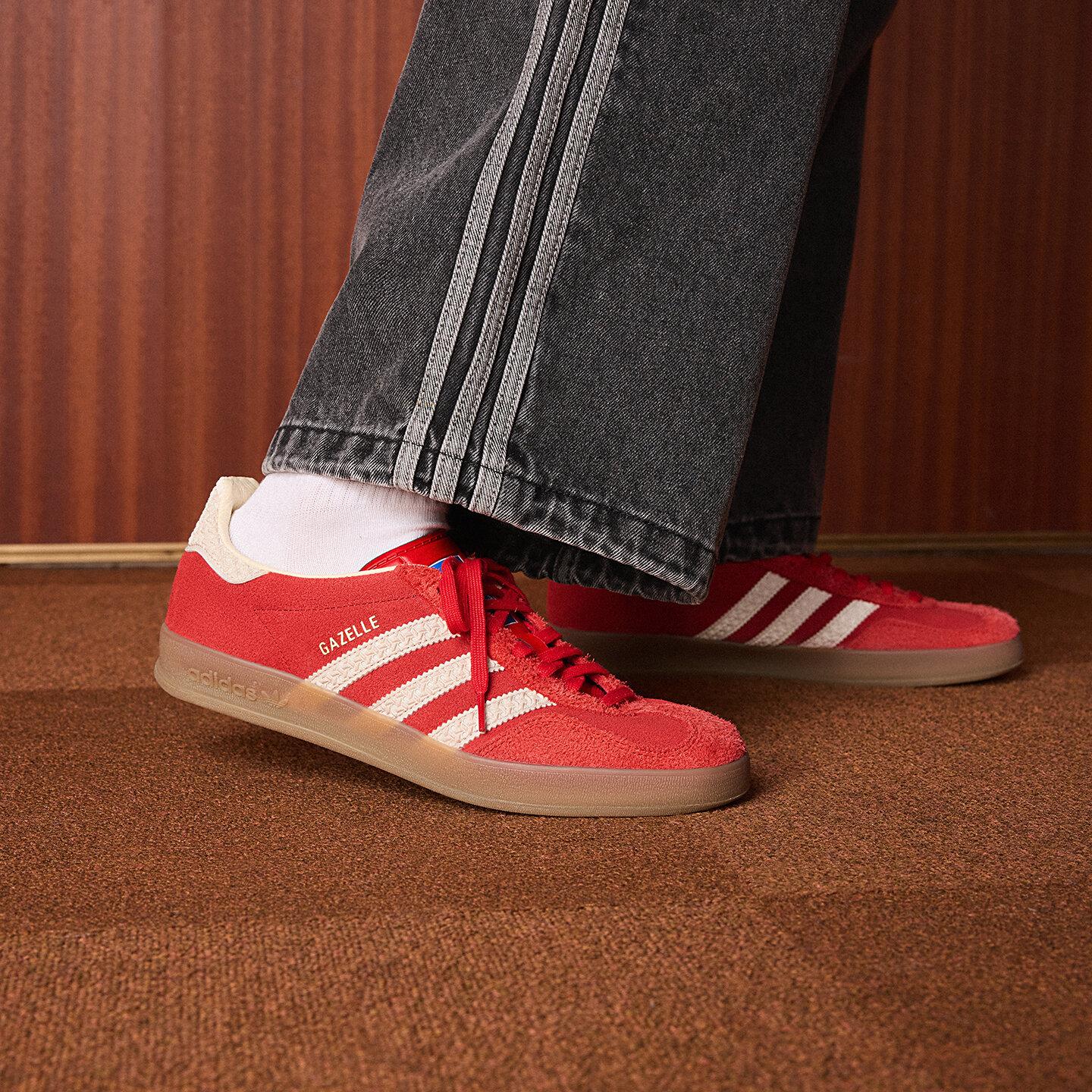 adidas Gazelle Indoor Better Scarlet Off White Gum 38.5