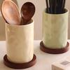 Irregular Ceramic Chopstick Storage Rack for Household Kitchen Storage Quick Chopstick Holder Countertop Drain Chopstick Holder