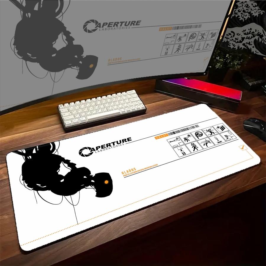 XXL Gaming Mats Black Whtie Line Mousepad Anime Mouse Pad Gamer Keyboard Rugs Desk PC Gaming Computer Table Desk Mat