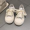 Little white shoes summer women's new summer breathable flat baseplate shoes casual versatile thin foreign style student women's shoes