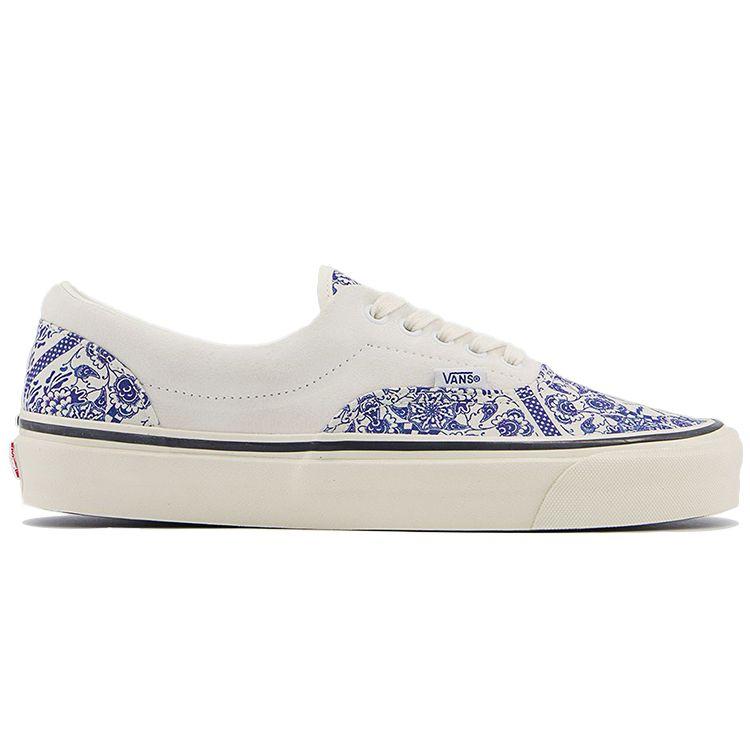 Vans Offspring X Era 95 Dx Canvas Blue And White Porcelain Pattern Casual Low Top Skate Shoes Unisex Sneakers VNOA2RR16SH1