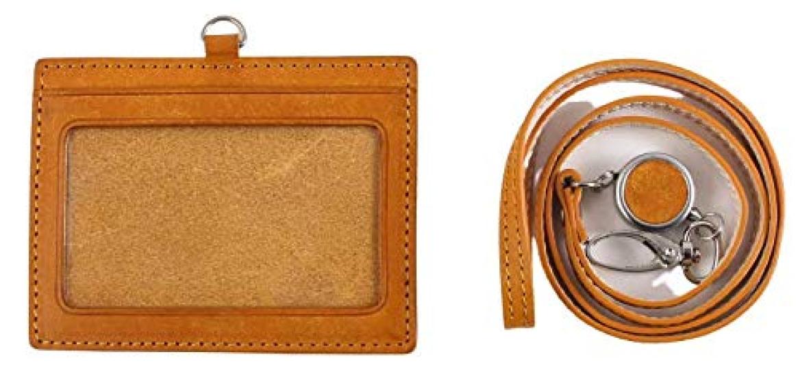

Boosters Pueblo Horizontal ID Case with ID Card Genuine Employee ID Naples Reel, Holder, Leather, Holder, Reel,