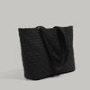 Autumn Winter Large Capacity Quilted College Student Tote Bag for Class, Travel, Commuting, Down Shoulder Bag for Women