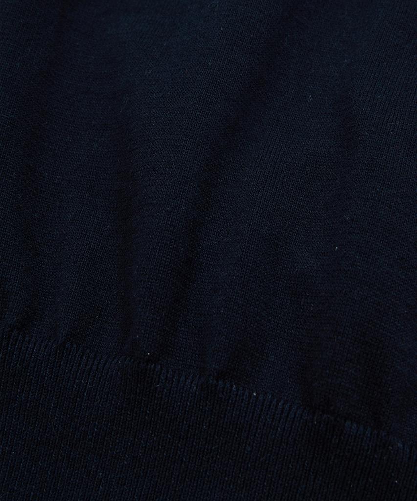 BELLIEF Essential Cotton Comfort Polo Knit (Navy)