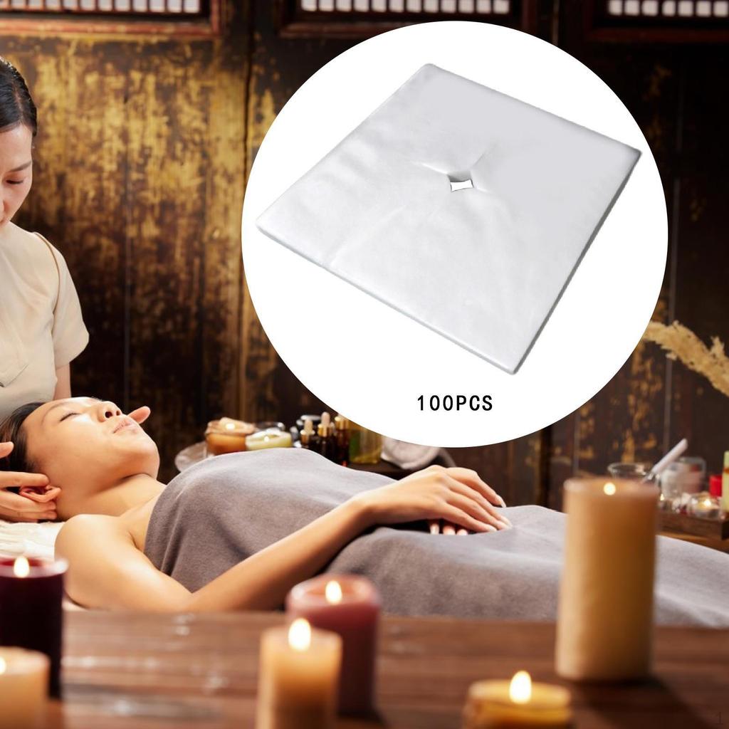 100 Pezzi Copri Culla Viso Usa e Getta Copri Riposo Poggiatesta Domestico per Massaggiatori