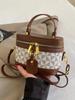 2025 Korean Style Printed Letter Women's Crossbody Bucket Bag - Spring Fashion