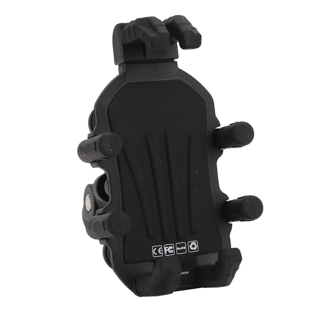 Motorcycle Fork Stem Phone Mount with Vibration Dampener High Speed Secure Lock Adjustable Mount
