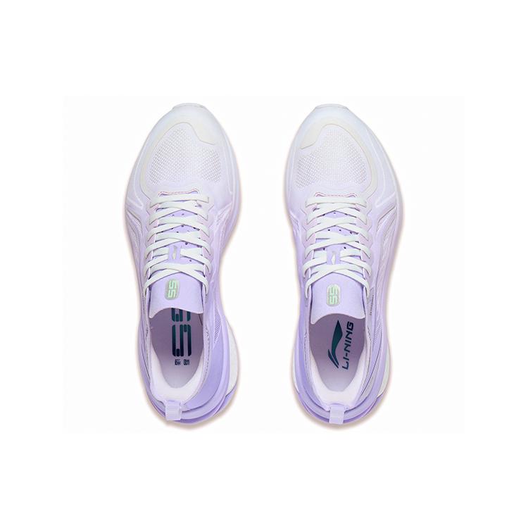 New LiNing WuShi 5S 3.0 Anti Slip And Wear Resistant Breathable Low Top Running Shoes Women's Purple White ARST002-3