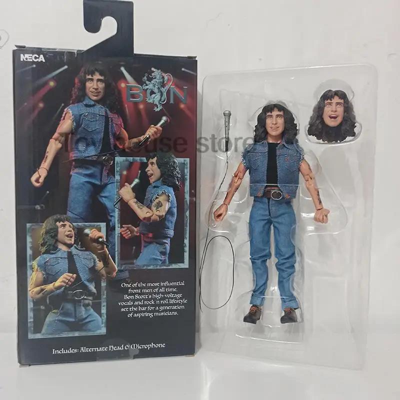 

NECA Highway To Hell Angus Young Bon Scott Action Figure Model Toys Collection Friend Birthday Gift 18cm