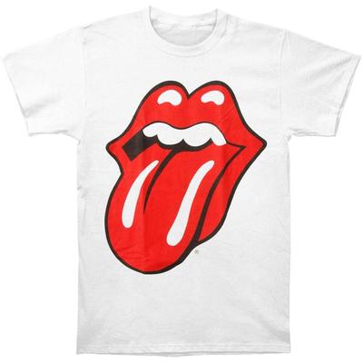Rolling Stones Classic Tongue (Soft Hand Inks) Slim Fit Unisex T-shirt