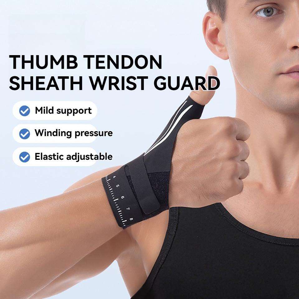 Gobygo 1Pcs Thumb Wrist Guard Thin Light Pressure Prevent Sprained Wrist Joint Protection Sleeve Mild Support Protect Your Wrist