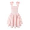 Womens Sweet Bow Lace Trim A-Line Slip Dress Short Pleated Slim Fit 2025