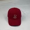 Embroidery Bear Duck Cap Encircle Female Curved Eaves Outdoor Breathable Shade