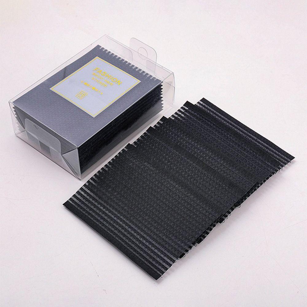 10Pcs/Set Hair Fringe Hair Sticky Pad Nylon Hair Tape Clip New Bangs Puffy Hair Sticker