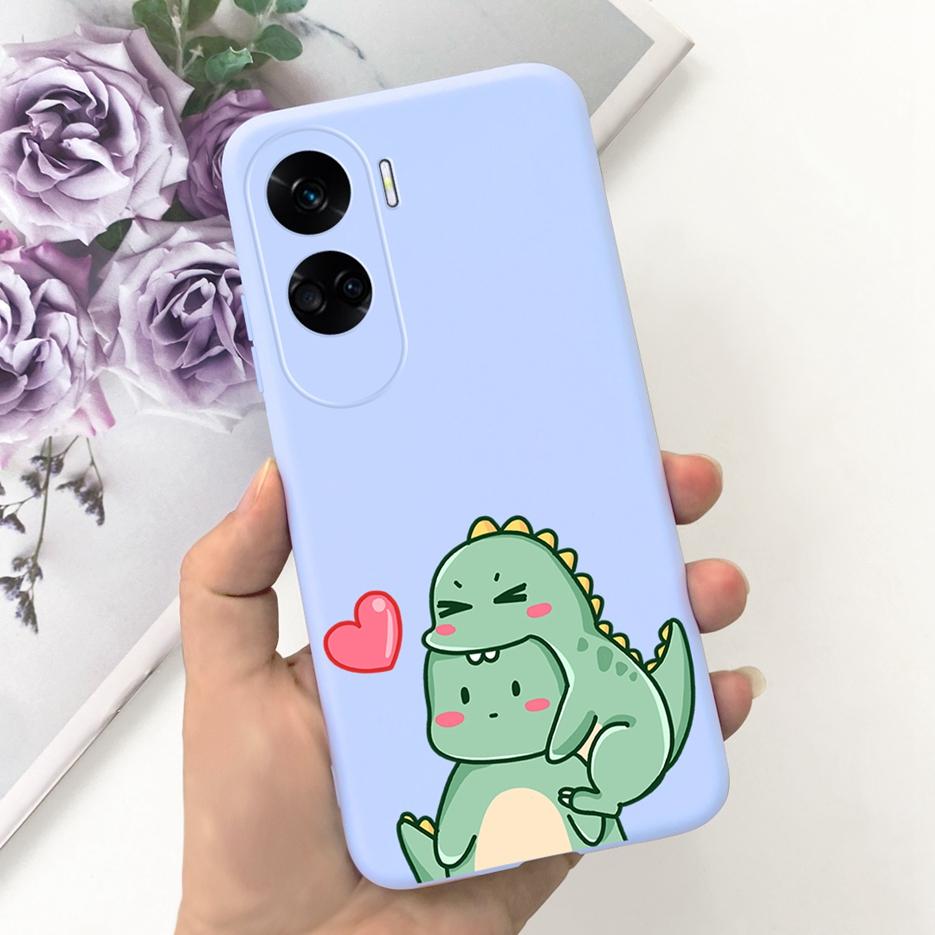 For Honor 90 Lite Case CRT-NX1 Cute Cartoon Cover Shockproof Soft Silicone Phone Case For Honor 90 Pro Honor90 Lite Fundas Coque