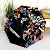1 PC Automatic Folding Umbrella - Billie Eilish Custom Name Pattern, Portable & Foldable Design with 8 Ribs, Christmas Birthday Gifts