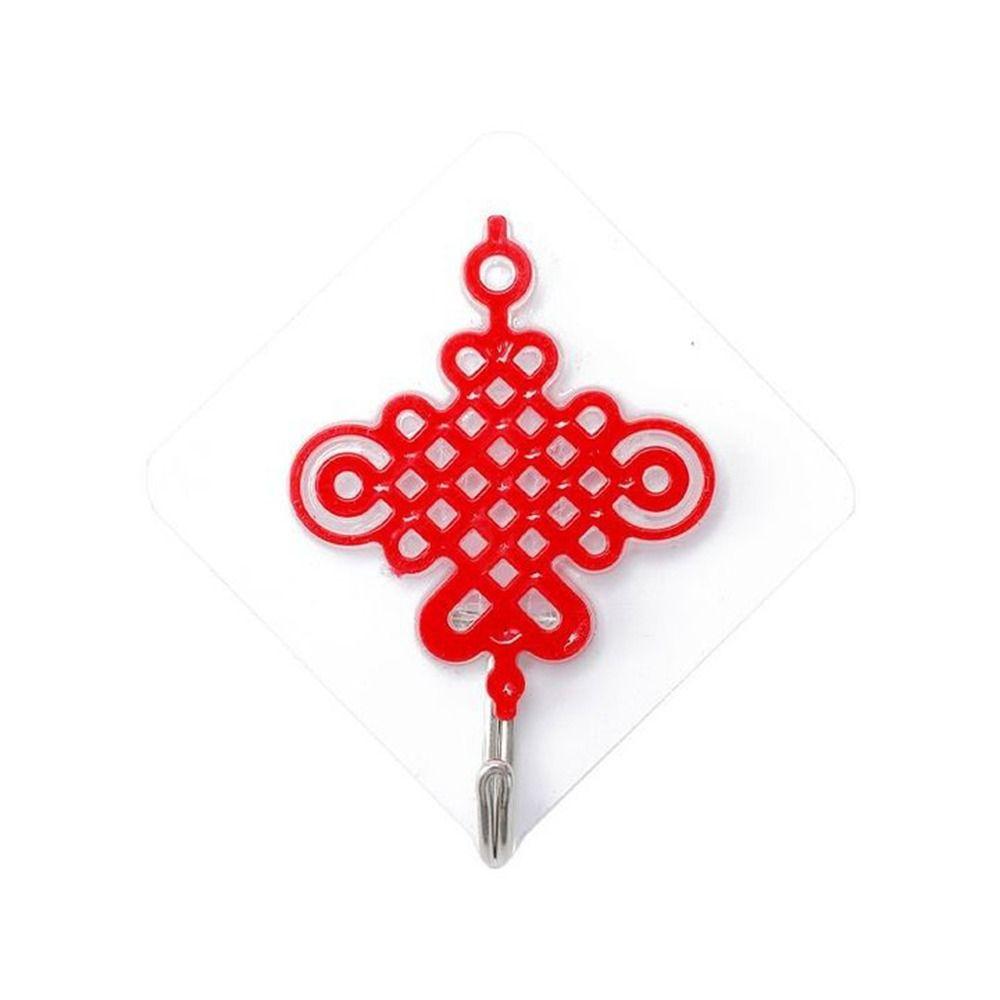 Wall Door Window Fu Word Traceless Sticky Towel Hanger Home Storage Accessories Storage Hooks Hook