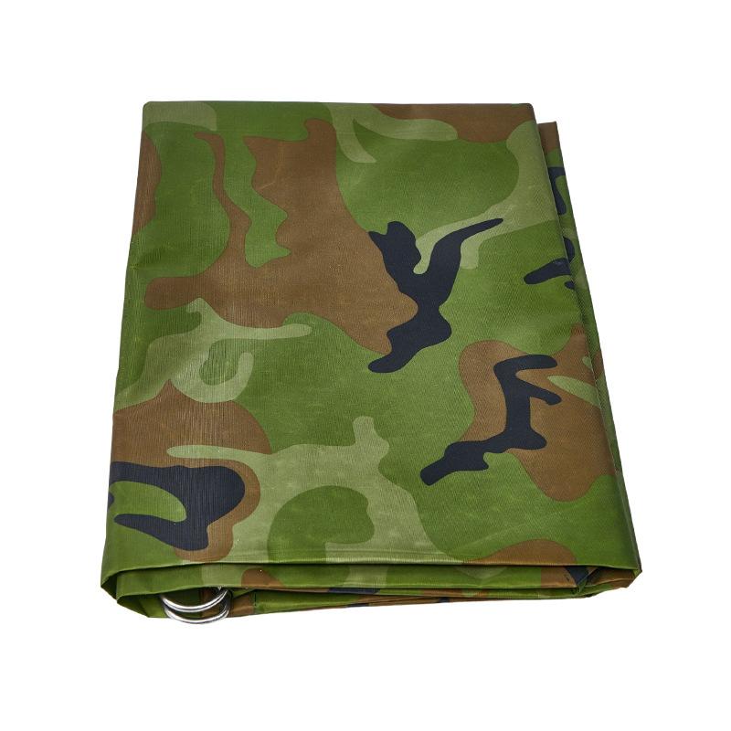 

420D Thicken Camouflage Waterproof Sunshade Sail Outdoor Camping Canopy Oxford Cloth Shading Net UV Resistant Shading Cloth Multi Purpose Tarpaulin 1x1m