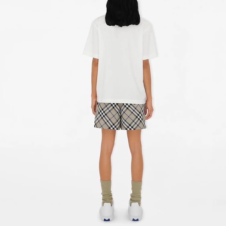 Burberry SS24 Casual Shorts Women's Moss Green 80882891