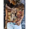 3D Printed Women's Short-sleeve T-shirt, Plus-size Women's Clothing, Fashionable and Versatile, Casual, Everyday Wear