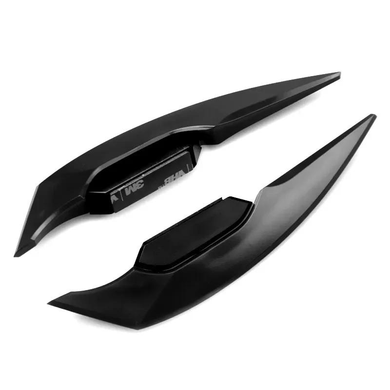 2pcs Motorcycle Winglet Aerodynamic Spoiler Wings High-quality Self-adhesive Motorbike Decoration Sticker Motorcycle Equipments