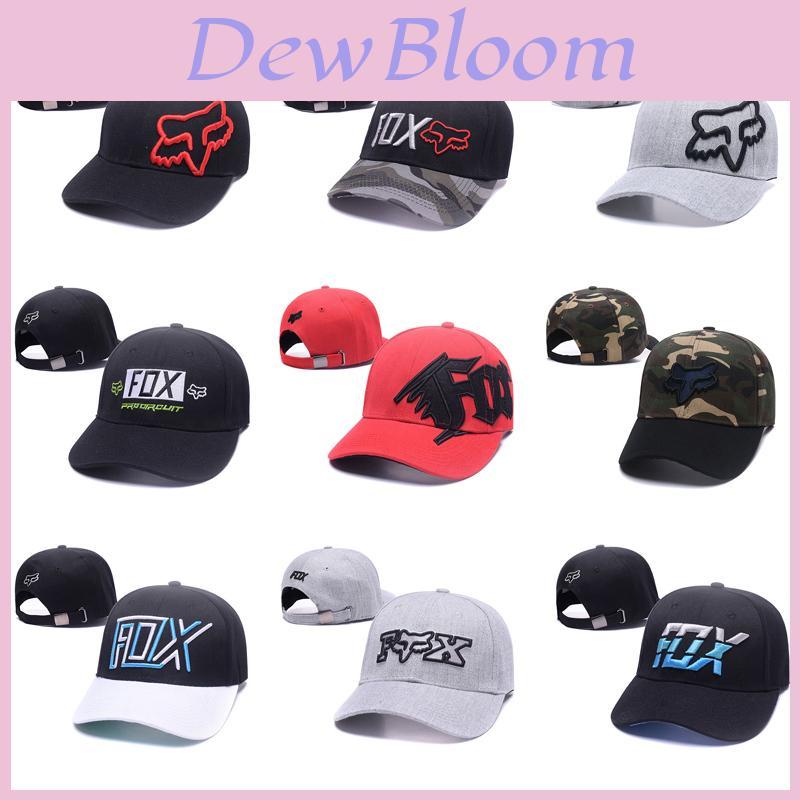 Fox Racing Men Guys Adjust Flex Snapback Trucker Hat With Stylish Fox Print**