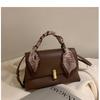 Queen Diana Handbag Silk Scarf Shoulder Bag Women's Bag 2024 New Trendy Fashion Versatile Textured Crossbody Bag